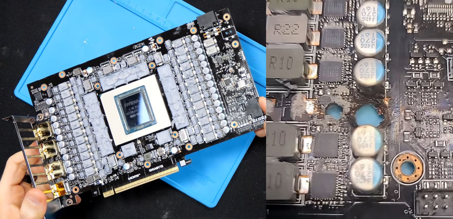 GeForce RTX 5090 сгорела через несколько дней после добавления
